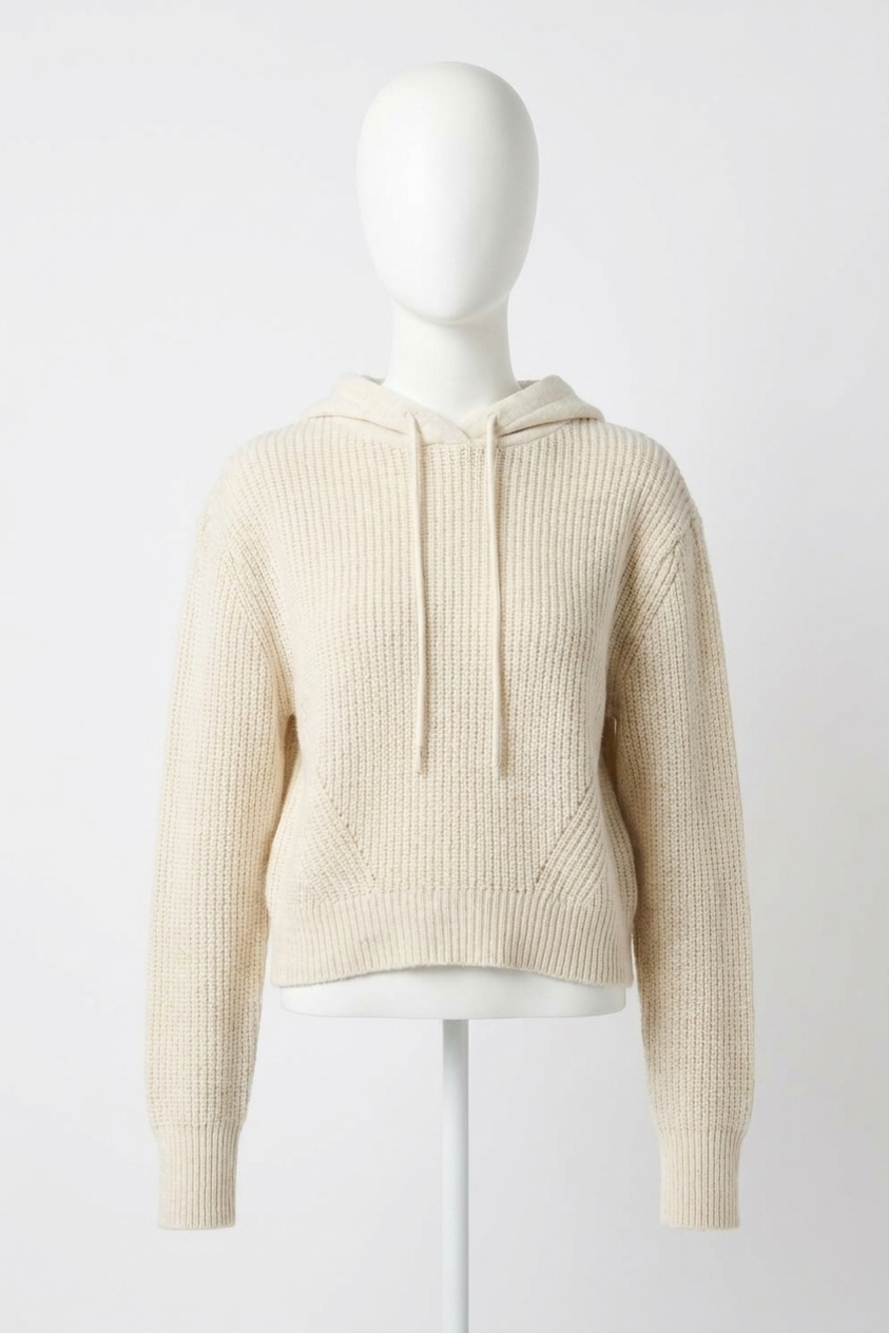 NEW SKIES ARE BLUE avery hoodie sweater in oatmeal